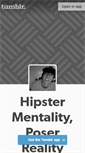 Mobile Screenshot of hipstermentality-poserreality.tumblr.com