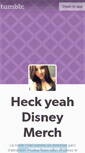 Mobile Screenshot of heckyeahdisneymerch.tumblr.com