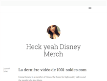 Tablet Screenshot of heckyeahdisneymerch.tumblr.com