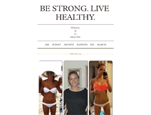 Tablet Screenshot of bestronglivehealthy.tumblr.com