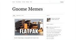 Desktop Screenshot of gnomememes.tumblr.com