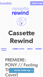 Mobile Screenshot of cassette-rewind.tumblr.com