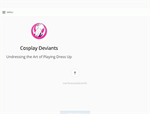 Tablet Screenshot of cosplaydeviants.tumblr.com