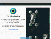 Tablet Screenshot of eclecticus.tumblr.com
