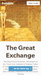 Mobile Screenshot of greatexchange.tumblr.com