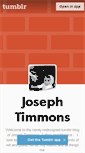 Mobile Screenshot of josephtimmons.tumblr.com