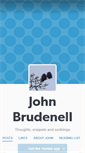Mobile Screenshot of johnbrudenell.tumblr.com