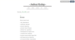 Desktop Screenshot of joshuahyslop.tumblr.com