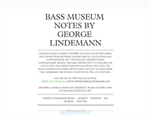 Tablet Screenshot of bassmuseumpres.tumblr.com