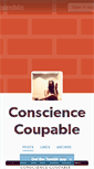 Mobile Screenshot of consciencecoupable.tumblr.com