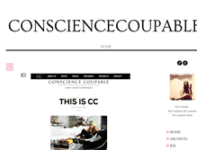Tablet Screenshot of consciencecoupable.tumblr.com