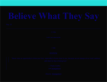 Tablet Screenshot of believewhattheysay.tumblr.com