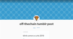 Desktop Screenshot of off-thechain.tumblr.com