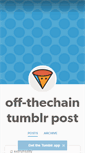 Mobile Screenshot of off-thechain.tumblr.com