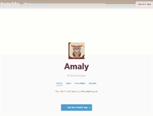 Tablet Screenshot of amalismail.tumblr.com