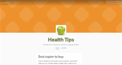 Desktop Screenshot of healthyfoodblog.tumblr.com
