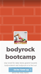 Mobile Screenshot of bodyrockbootcamp.tumblr.com