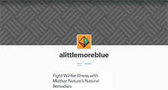 Desktop Screenshot of alittlemoreblue.tumblr.com