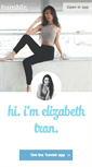 Mobile Screenshot of elizabethtran626.tumblr.com
