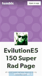 Mobile Screenshot of evilutione5150.tumblr.com