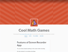 Tablet Screenshot of coolmath-games.tumblr.com