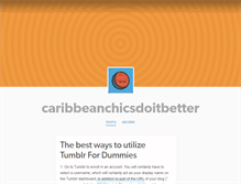 Tablet Screenshot of caribbeanchicsdoitbetter.tumblr.com