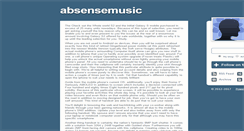 Desktop Screenshot of absensemusic.tumblr.com