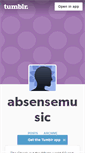 Mobile Screenshot of absensemusic.tumblr.com