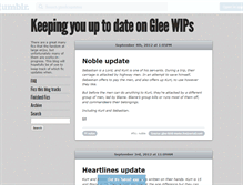 Tablet Screenshot of gleeficupdates.tumblr.com