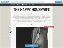 Tablet Screenshot of ahappyhousewife.tumblr.com