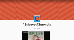 Desktop Screenshot of 12sleeves12months.tumblr.com