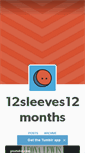 Mobile Screenshot of 12sleeves12months.tumblr.com