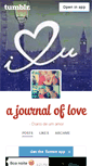 Mobile Screenshot of ajournaloflove.tumblr.com