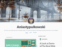 Tablet Screenshot of aniastypulkowski.tumblr.com