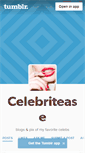 Mobile Screenshot of celebtritease.tumblr.com