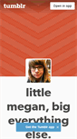 Mobile Screenshot of megwest.tumblr.com