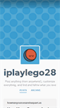 Mobile Screenshot of iplaylego.tumblr.com