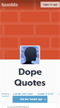 Mobile Screenshot of dope-quotes.tumblr.com