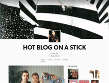 Tablet Screenshot of hotblogonastick.tumblr.com