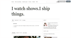 Desktop Screenshot of ishippolivia.tumblr.com