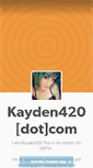 Mobile Screenshot of kayden420.tumblr.com
