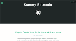 Desktop Screenshot of belmodotv.tumblr.com