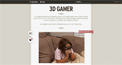 Desktop Screenshot of 3dgamer.tumblr.com