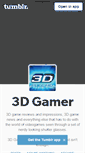 Mobile Screenshot of 3dgamer.tumblr.com