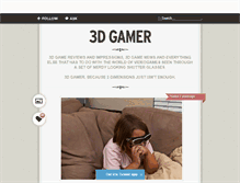 Tablet Screenshot of 3dgamer.tumblr.com