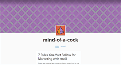 Desktop Screenshot of mind-of-a-cock.tumblr.com