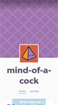 Mobile Screenshot of mind-of-a-cock.tumblr.com