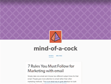 Tablet Screenshot of mind-of-a-cock.tumblr.com