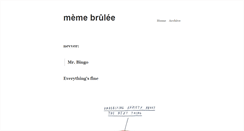 Desktop Screenshot of meme-brulee.tumblr.com