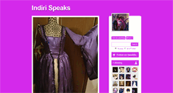 Desktop Screenshot of indirispeaks.tumblr.com